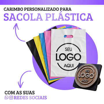 Carimbo Personalizado para Embalagens Plásticas