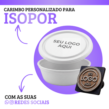 Carimbo Personalizado para Isopor