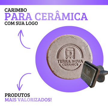 Carimbo Personalizado para Cerâmica